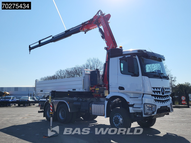 Mercedes-Benz Arocs 3348 6X6 Fassi F255A.2.24 xe-dynamic Kran Dreiseitenkipper Navi Euro 6 - Kiper, Kamion s kranom: slika Mercedes-Benz Arocs 3348 6X6 Fassi F255A.2.24 xe-dynamic Kran Dreiseitenkipper Navi Euro 6 - Kiper, Kamion s kranom Mercedes-Benz Arocs 3348 6X6 Fassi F255A.2.24 xe-dynamic Kran Dreiseitenkipper Navi Euro 6 - Kiper, Kamion s kranom: slika Mercedes-Benz Arocs 3348 6X6 Fassi F255A.2.24 xe-dynamic Kran Dreiseitenkipper Navi Euro 6 - Kiper, Kamion s kranom