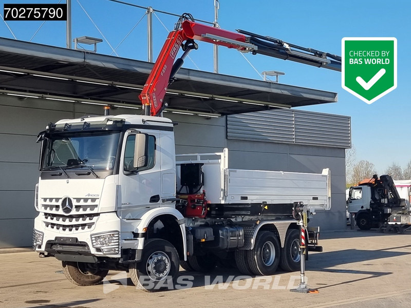 Mercedes-Benz Arocs 3348 6X6 Full Steel Retarder Fassi 25T/M Crane Kran Euro 6 - Kiper, Kamion s kranom: slika Mercedes-Benz Arocs 3348 6X6 Full Steel Retarder Fassi 25T/M Crane Kran Euro 6 - Kiper, Kamion s kranom Mercedes-Benz Arocs 3348 6X6 Full Steel Retarder Fassi 25T/M Crane Kran Euro 6 - Kiper, Kamion s kranom: slika Mercedes-Benz Arocs 3348 6X6 Full Steel Retarder Fassi 25T/M Crane Kran Euro 6 - Kiper, Kamion s kranom