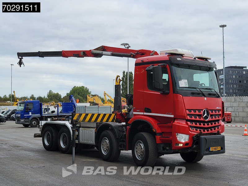 Mercedes-Benz Arocs 4145 8X4 NL-Truck HMF RCL 5300 Crane Hyva 26-51-S Hooklift Steelsuspension Big-Axle Automatic Euro 6 - Kamion s kukastom dizalicom, Kamion s kranom: slika Mercedes-Benz Arocs 4145 8X4 NL-Truck HMF RCL 5300 Crane Hyva 26-51-S Hooklift Steelsuspension Big-Axle Automatic Euro 6 - Kamion s kukastom dizalicom, Kamion s kranom Mercedes-Benz Arocs 4145 8X4 NL-Truck HMF RCL 5300 Crane Hyva 26-51-S Hooklift Steelsuspension Big-Axle Automatic Euro 6 - Kamion s kukastom dizalicom, Kamion s kranom: slika Mercedes-Benz Arocs 4145 8X4 NL-Truck HMF RCL 5300 Crane Hyva 26-51-S Hooklift Steelsuspension Big-Axle Automatic Euro 6 - Kamion s kukastom dizalicom, Kamion s kranom