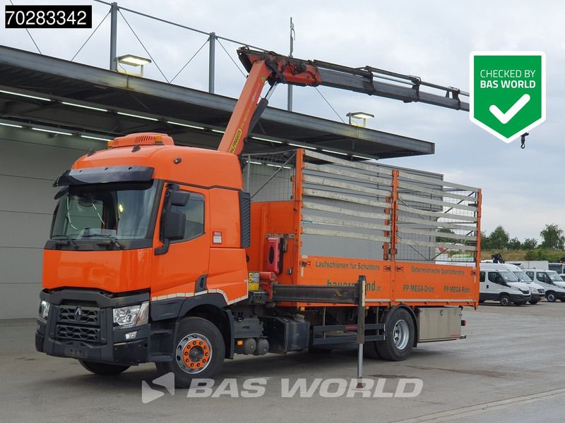 Renault C 380 4X2 Palfinger PK18002-EH D Kran Crane Retarder Standklima Euro 6 - Kamion s otvorenim sandukom, Kamion s kranom: slika Renault C 380 4X2 Palfinger PK18002-EH D Kran Crane Retarder Standklima Euro 6 - Kamion s otvorenim sandukom, Kamion s kranom Renault C 380 4X2 Palfinger PK18002-EH D Kran Crane Retarder Standklima Euro 6 - Kamion s otvorenim sandukom, Kamion s kranom: slika Renault C 380 4X2 Palfinger PK18002-EH D Kran Crane Retarder Standklima Euro 6 - Kamion s otvorenim sandukom, Kamion s kranom