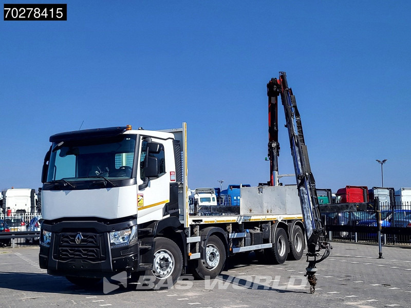 Renault C 430 8X4 Palfinger 22002 EH kran Crane Big-Axle steel suspension Euro 6 - Kamion s otvorenim sandukom, Kamion s kranom: slika Renault C 430 8X4 Palfinger 22002 EH kran Crane Big-Axle steel suspension Euro 6 - Kamion s otvorenim sandukom, Kamion s kranom Renault C 430 8X4 Palfinger 22002 EH kran Crane Big-Axle steel suspension Euro 6 - Kamion s otvorenim sandukom, Kamion s kranom: slika Renault C 430 8X4 Palfinger 22002 EH kran Crane Big-Axle steel suspension Euro 6 - Kamion s otvorenim sandukom, Kamion s kranom