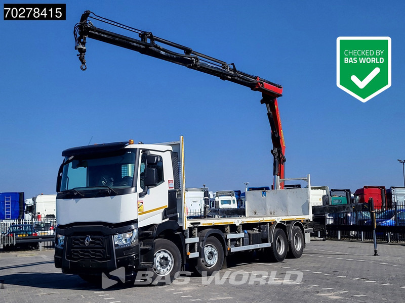 Renault C 430 8X4 Palfinger 22002 EH kran Crane Big-Axle steel suspension Euro 6 - Kamion s otvorenim sandukom, Kamion s kranom: slika Renault C 430 8X4 Palfinger 22002 EH kran Crane Big-Axle steel suspension Euro 6 - Kamion s otvorenim sandukom, Kamion s kranom Renault C 430 8X4 Palfinger 22002 EH kran Crane Big-Axle steel suspension Euro 6 - Kamion s otvorenim sandukom, Kamion s kranom: slika Renault C 430 8X4 Palfinger 22002 EH kran Crane Big-Axle steel suspension Euro 6 - Kamion s otvorenim sandukom, Kamion s kranom