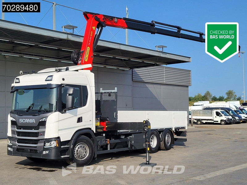 Scania G410 6X2 New! Palfinger PK24.001 SLD 5 Crane Kran Retarder Lift+Steering Axle LED ACC - Kamion s otvorenim sandukom, Kamion s kranom: slika Scania G410 6X2 New! Palfinger PK24.001 SLD 5 Crane Kran Retarder Lift+Steering Axle LED ACC - Kamion s otvorenim sandukom, Kamion s kranom Scania G410 6X2 New! Palfinger PK24.001 SLD 5 Crane Kran Retarder Lift+Steering Axle LED ACC - Kamion s otvorenim sandukom, Kamion s kranom: slika Scania G410 6X2 New! Palfinger PK24.001 SLD 5 Crane Kran Retarder Lift+Steering Axle LED ACC - Kamion s otvorenim sandukom, Kamion s kranom