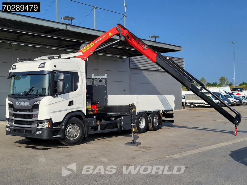 Scania G410 6X2 New! Palfinger PK24.001 SLD 5 Crane Kran Retarder Lift+Steering Axle LED ACC - Kamion s otvorenim sandukom, Kamion s kranom: slika Scania G410 6X2 New! Palfinger PK24.001 SLD 5 Crane Kran Retarder Lift+Steering Axle LED ACC - Kamion s otvorenim sandukom, Kamion s kranom Scania G410 6X2 New! Palfinger PK24.001 SLD 5 Crane Kran Retarder Lift+Steering Axle LED ACC - Kamion s otvorenim sandukom, Kamion s kranom: slika Scania G410 6X2 New! Palfinger PK24.001 SLD 5 Crane Kran Retarder Lift+Steering Axle LED ACC - Kamion s otvorenim sandukom, Kamion s kranom