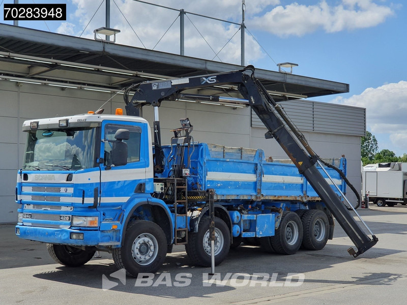 Scania G420 8X4 15m3 tipper Hiab 144 Crane Steelsuspension Manual Big-Axle Euro 3 - Kiper, Kamion s kranom: slika Scania G420 8X4 15m3 tipper Hiab 144 Crane Steelsuspension Manual Big-Axle Euro 3 - Kiper, Kamion s kranom Scania G420 8X4 15m3 tipper Hiab 144 Crane Steelsuspension Manual Big-Axle Euro 3 - Kiper, Kamion s kranom: slika Scania G420 8X4 15m3 tipper Hiab 144 Crane Steelsuspension Manual Big-Axle Euro 3 - Kiper, Kamion s kranom