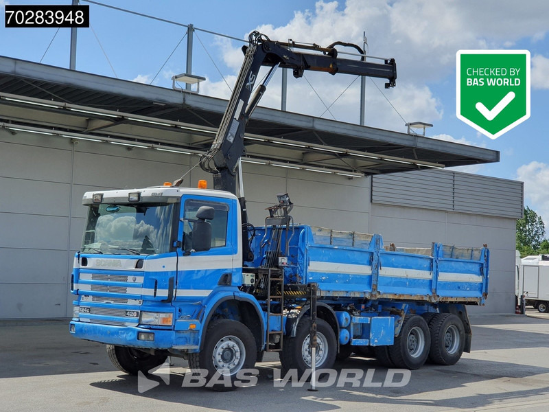 Scania G420 8X4 15m3 tipper Hiab 144 Crane Steelsuspension Manual Big-Axle Euro 3 - Kiper, Kamion s kranom: slika Scania G420 8X4 15m3 tipper Hiab 144 Crane Steelsuspension Manual Big-Axle Euro 3 - Kiper, Kamion s kranom Scania G420 8X4 15m3 tipper Hiab 144 Crane Steelsuspension Manual Big-Axle Euro 3 - Kiper, Kamion s kranom: slika Scania G420 8X4 15m3 tipper Hiab 144 Crane Steelsuspension Manual Big-Axle Euro 3 - Kiper, Kamion s kranom