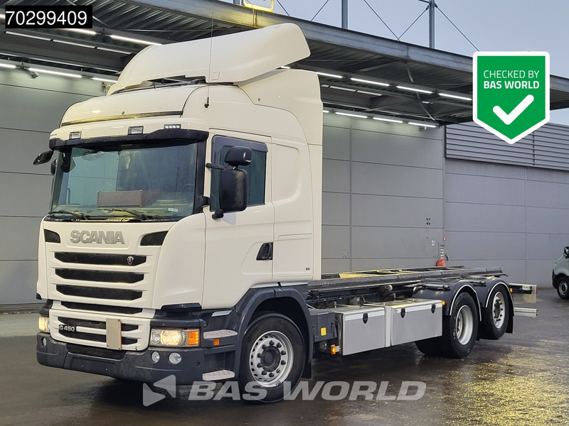 Scania G450 G 6X2 Full air suspension Automatic Lift+steering Axle Euro 6 - Transporter kontejnera/ Kamion s izmjenjivim sanducima: slika Scania G450 G 6X2 Full air suspension Automatic Lift+steering Axle Euro 6 - Transporter kontejnera/ Kamion s izmjenjivim sanducima Scania G450 G 6X2 Full air suspension Automatic Lift+steering Axle Euro 6 - Transporter kontejnera/ Kamion s izmjenjivim sanducima: slika Scania G450 G 6X2 Full air suspension Automatic Lift+steering Axle Euro 6 - Transporter kontejnera/ Kamion s izmjenjivim sanducima