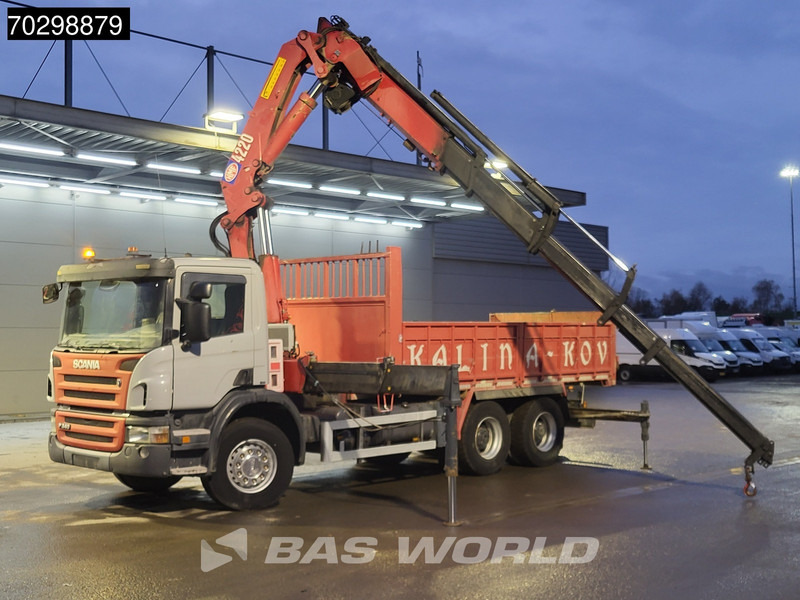 Scania P340 6X4 HMF 4220 K6 Crane Winch Tipper Full Steel Manual Gearbox - Kiper, Kamion s kranom: slika Scania P340 6X4 HMF 4220 K6 Crane Winch Tipper Full Steel Manual Gearbox - Kiper, Kamion s kranom Scania P340 6X4 HMF 4220 K6 Crane Winch Tipper Full Steel Manual Gearbox - Kiper, Kamion s kranom: slika Scania P340 6X4 HMF 4220 K6 Crane Winch Tipper Full Steel Manual Gearbox - Kiper, Kamion s kranom