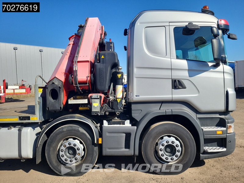 Kamion s otvorenim sandukom, Kamion s kranom Scania R480 8X2 FASSI F660AXP.25 Manual Retarder Lift+Lenkachse Euro 5: slika Kamion s otvorenim sandukom, Kamion s kranom Scania R480 8X2 FASSI F660AXP.25 Manual Retarder Lift+Lenkachse Euro 5
