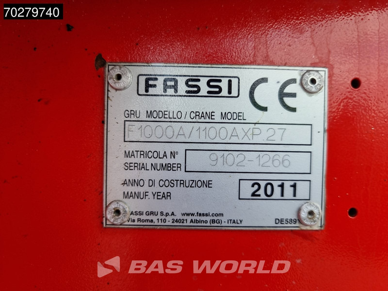 Kamion s otvorenim sandukom, Kamion s kranom Volvo FM 450 8X2 FASSI 100 Ton/Meter Crane Kran 7 + 6 Jib Lift+steering Axle Euro 5: slika Kamion s otvorenim sandukom, Kamion s kranom Volvo FM 450 8X2 FASSI 100 Ton/Meter Crane Kran 7 + 6 Jib Lift+steering Axle Euro 5