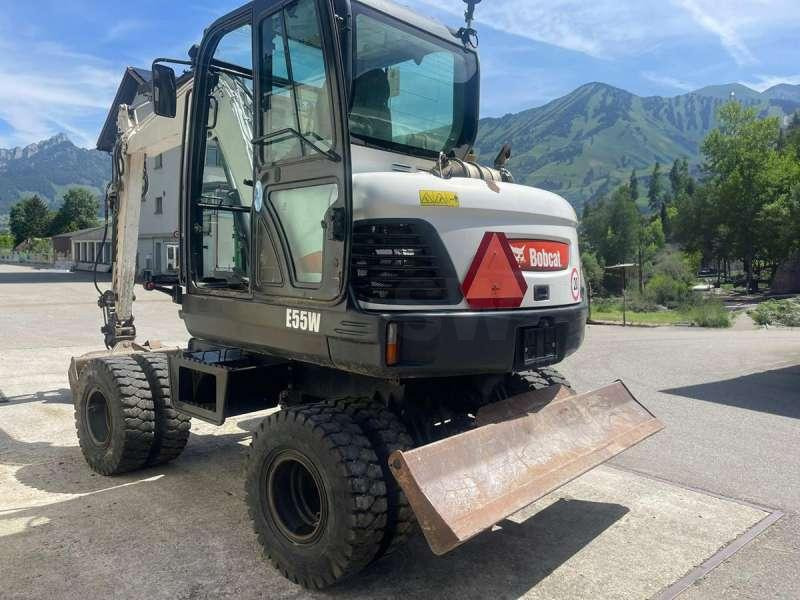 Bobcat E55W - Bager na kotačima: slika Bobcat E55W - Bager na kotačima Bobcat E55W - Bager na kotačima: slika Bobcat E55W - Bager na kotačima