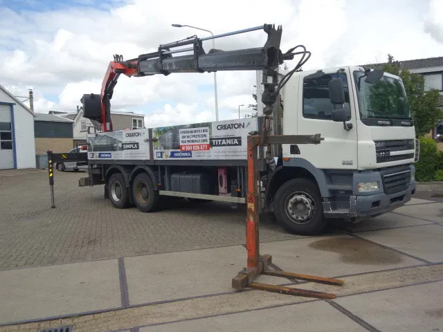 Kamion s otvorenim sandukom, Kamion s kranom DAF CF 360 6X4 MANUAL GEAR STEELSPRINGS 18,5 TON PALFINKER: slika Kamion s otvorenim sandukom, Kamion s kranom DAF CF 360 6X4 MANUAL GEAR STEELSPRINGS 18,5 TON PALFINKER