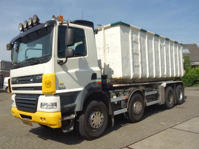 DAF CF 410 8X4 NCH CONTAINER SYSTEEM 32 TON 90 graden silo containers - Kamion s kabelskim sustavom: slika DAF CF 410 8X4 NCH CONTAINER SYSTEEM 32 TON 90 graden silo containers - Kamion s kabelskim sustavom DAF CF 410 8X4 NCH CONTAINER SYSTEEM 32 TON 90 graden silo containers - Kamion s kabelskim sustavom: slika DAF CF 410 8X4 NCH CONTAINER SYSTEEM 32 TON 90 graden silo containers - Kamion s kabelskim sustavom
