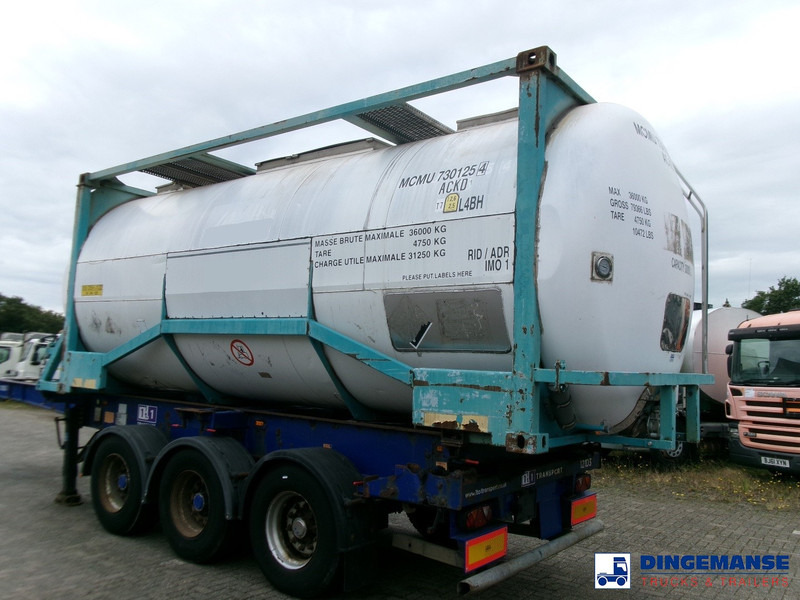 BSLT Chemical tank container inox L4BH / 20 ft / 30 m3 / IMO 1 - Cisterna za skladištenje: slika BSLT Chemical tank container inox L4BH / 20 ft / 30 m3 / IMO 1 - Cisterna za skladištenje BSLT Chemical tank container inox L4BH / 20 ft / 30 m3 / IMO 1 - Cisterna za skladištenje: slika BSLT Chemical tank container inox L4BH / 20 ft / 30 m3 / IMO 1 - Cisterna za skladištenje