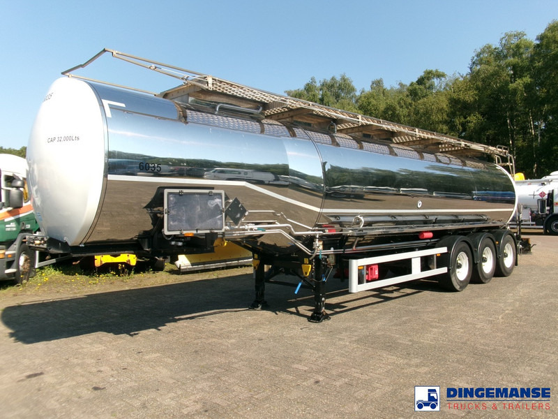 Clayton Chemical tank inox 33 m3 / 1 comp + pump - Poluprikolica cisterna: slika Clayton Chemical tank inox 33 m3 / 1 comp + pump - Poluprikolica cisterna Clayton Chemical tank inox 33 m3 / 1 comp + pump - Poluprikolica cisterna: slika Clayton Chemical tank inox 33 m3 / 1 comp + pump - Poluprikolica cisterna