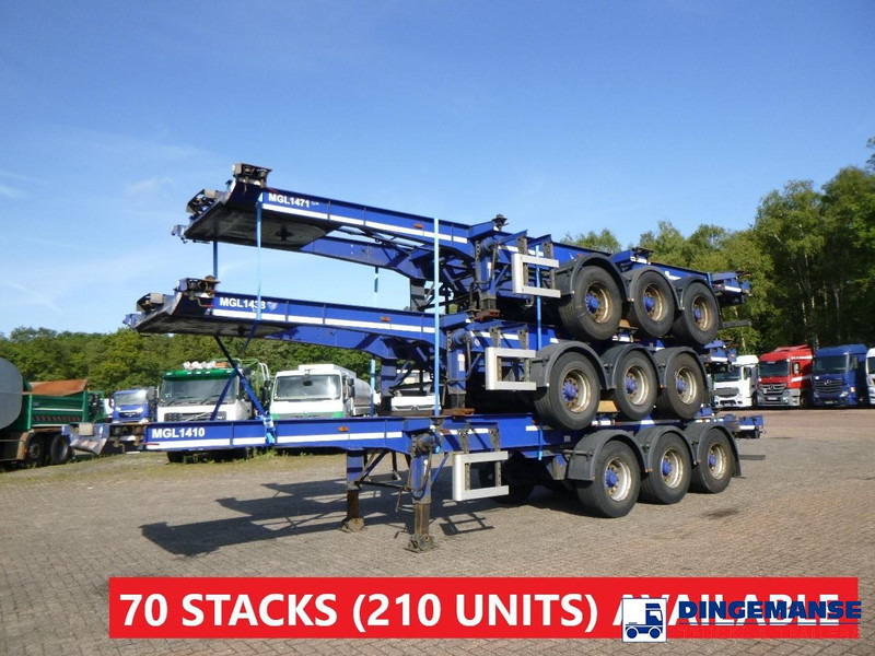 Dennison Stack - 3 x container trailer 20-30-40-45 ft - Transporter kontejnera/ Poluprikolica s izmjenjivim sanducima: slika Dennison Stack - 3 x container trailer 20-30-40-45 ft - Transporter kontejnera/ Poluprikolica s izmjenjivim sanducima Dennison Stack - 3 x container trailer 20-30-40-45 ft - Transporter kontejnera/ Poluprikolica s izmjenjivim sanducima: slika Dennison Stack - 3 x container trailer 20-30-40-45 ft - Transporter kontejnera/ Poluprikolica s izmjenjivim sanducima