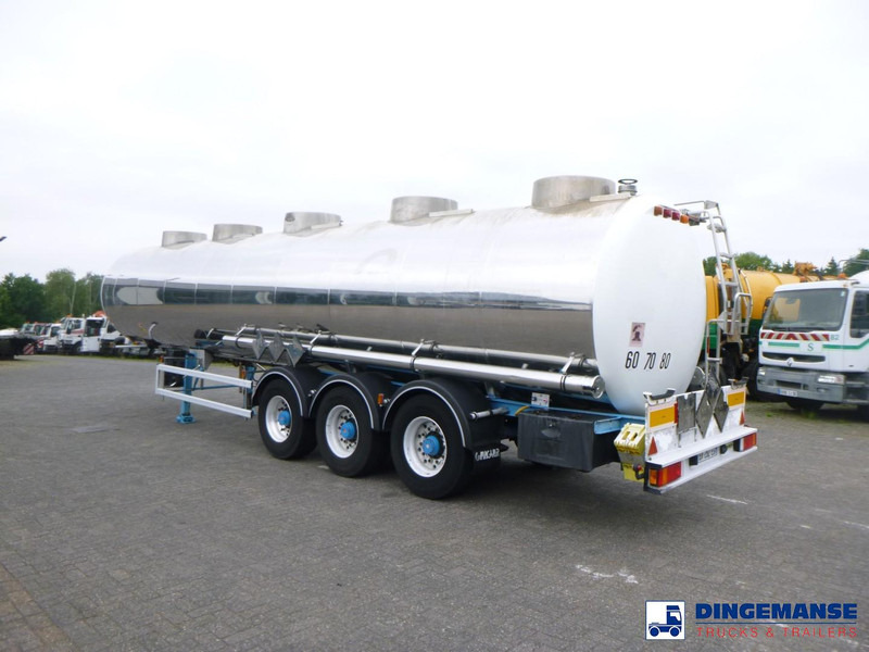 Magyar Chemical tank inox 33 m3 / 1 comp - Poluprikolica cisterna: slika Magyar Chemical tank inox 33 m3 / 1 comp - Poluprikolica cisterna Magyar Chemical tank inox 33 m3 / 1 comp - Poluprikolica cisterna: slika Magyar Chemical tank inox 33 m3 / 1 comp - Poluprikolica cisterna
