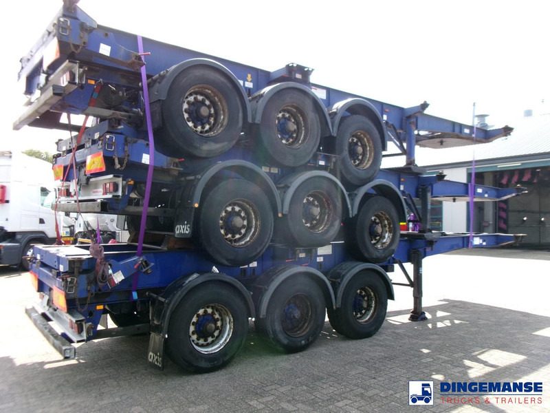 Montracon Stack - 3 x container chassis 20-30-40-45 ft - Transporter kontejnera/ Poluprikolica s izmjenjivim sanducima: slika Montracon Stack - 3 x container chassis 20-30-40-45 ft - Transporter kontejnera/ Poluprikolica s izmjenjivim sanducima Montracon Stack - 3 x container chassis 20-30-40-45 ft - Transporter kontejnera/ Poluprikolica s izmjenjivim sanducima: slika Montracon Stack - 3 x container chassis 20-30-40-45 ft - Transporter kontejnera/ Poluprikolica s izmjenjivim sanducima