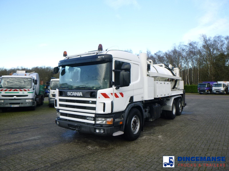 Scania P124-420 6x2 vacuum tank 10.5 m3 - Vakum kamion: slika Scania P124-420 6x2 vacuum tank 10.5 m3 - Vakum kamion Scania P124-420 6x2 vacuum tank 10.5 m3 - Vakum kamion: slika Scania P124-420 6x2 vacuum tank 10.5 m3 - Vakum kamion