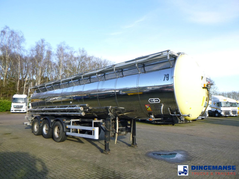 Van Hool Chemical tank inox 30 m3 / 3 comp - Prikolica cisterna: slika Van Hool Chemical tank inox 30 m3 / 3 comp - Prikolica cisterna Van Hool Chemical tank inox 30 m3 / 3 comp - Prikolica cisterna: slika Van Hool Chemical tank inox 30 m3 / 3 comp - Prikolica cisterna