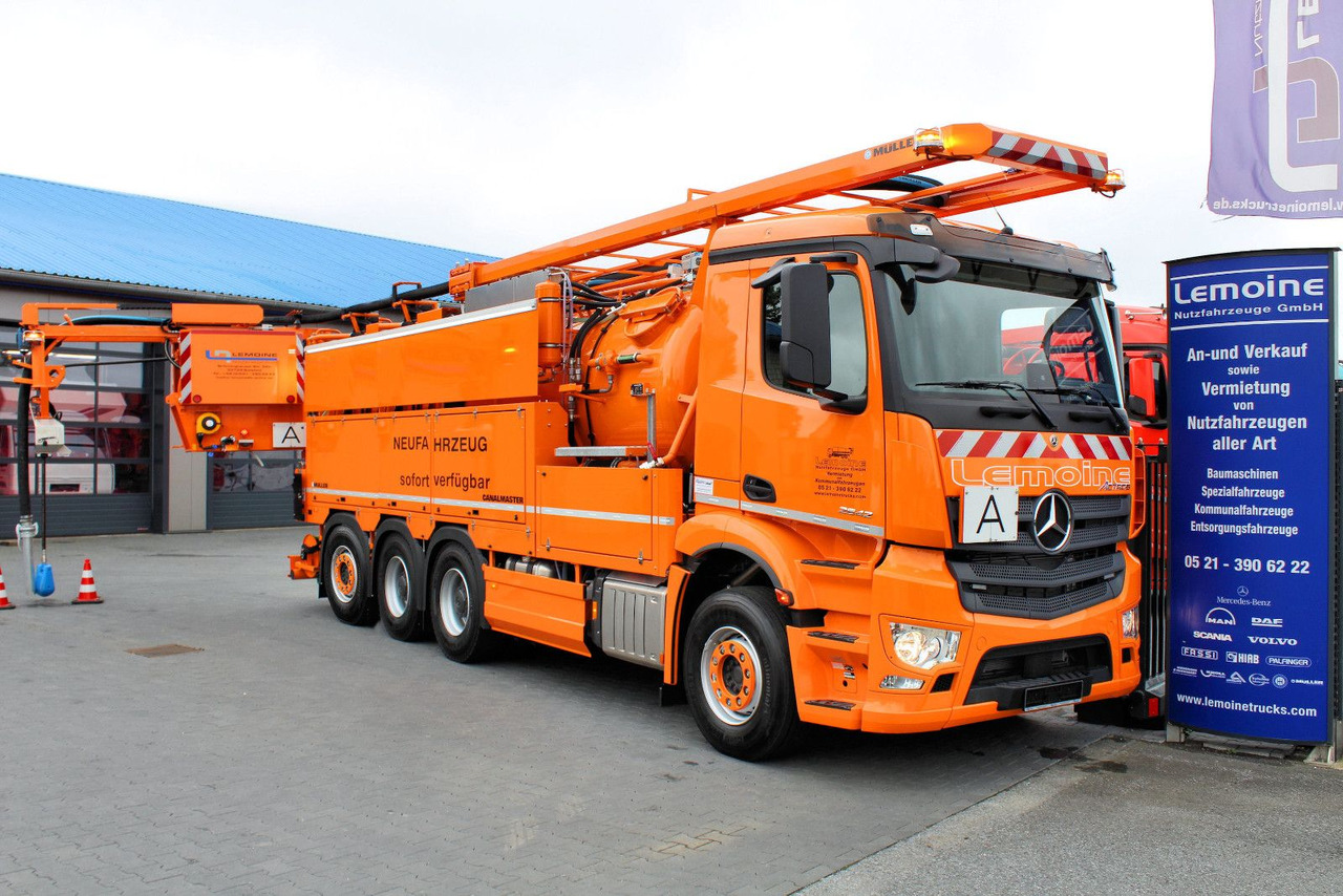 Mercedes-Benz Arocs 3551 8x4 Müller 16mCanalmaster F160EWA WRG - Vakum kamion: slika Mercedes-Benz Arocs 3551 8x4 Müller 16mCanalmaster F160EWA WRG - Vakum kamion Mercedes-Benz Arocs 3551 8x4 Müller 16mCanalmaster F160EWA WRG - Vakum kamion: slika Mercedes-Benz Arocs 3551 8x4 Müller 16mCanalmaster F160EWA WRG - Vakum kamion