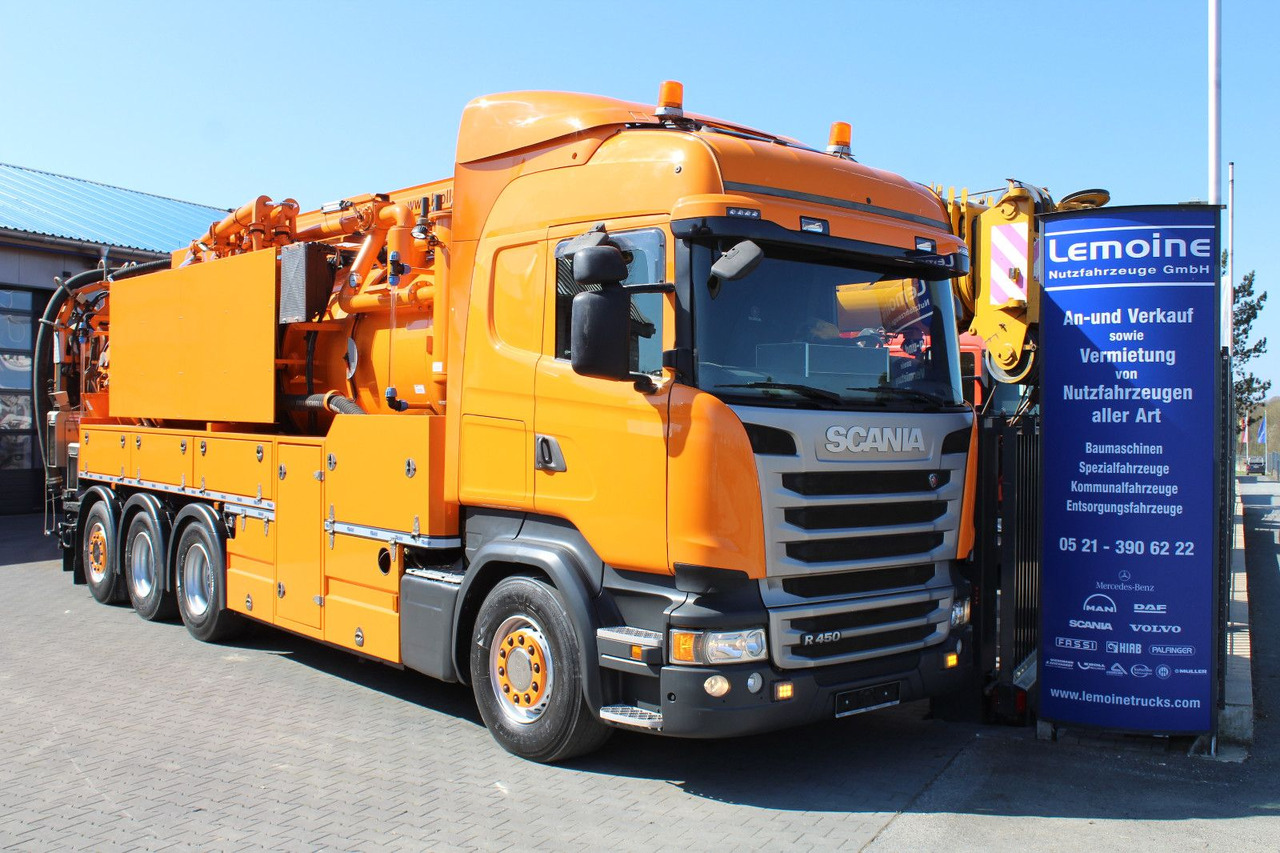 Scania R450 8x4 Kroll 19m³ Wasserrückgewinner Kombi-HD - Vakum kamion: slika Scania R450 8x4 Kroll 19m³ Wasserrückgewinner Kombi-HD - Vakum kamion Scania R450 8x4 Kroll 19m³ Wasserrückgewinner Kombi-HD - Vakum kamion: slika Scania R450 8x4 Kroll 19m³ Wasserrückgewinner Kombi-HD - Vakum kamion