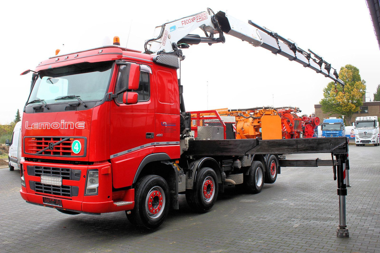 Volvo 480 8x2 Pritsche + FASSI F800XP Kran 6x - Kamion s otvorenim sandukom, Kamion s kranom: slika  Volvo 480 8x2 Pritsche + FASSI F800XP Kran 6x - Kamion s otvorenim sandukom, Kamion s kranom Volvo 480 8x2 Pritsche + FASSI F800XP Kran 6x - Kamion s otvorenim sandukom, Kamion s kranom: slika  Volvo 480 8x2 Pritsche + FASSI F800XP Kran 6x - Kamion s otvorenim sandukom, Kamion s kranom