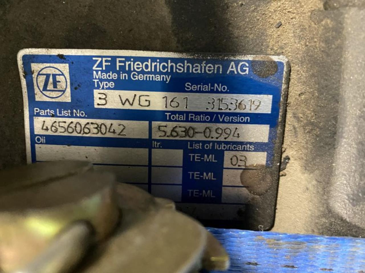 ZF 3WG161 - Prijenos za Oprema za rukovanje materijalima: slika ZF 3WG161 - Prijenos za Oprema za rukovanje materijalima ZF 3WG161 - Prijenos za Oprema za rukovanje materijalima: slika ZF 3WG161 - Prijenos za Oprema za rukovanje materijalima