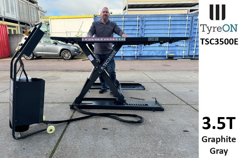 TSC3500E mobile midrise car scissor lift with electrical release - Capacity 3,5T - Lifting height 125 cm - 230V - Graphite gray - Oprema za radionice: slika TSC3500E mobile midrise car scissor lift with electrical release - Capacity 3,5T - Lifting height 125 cm - 230V - Graphite gray - Oprema za radionice TSC3500E mobile midrise car scissor lift with electrical release - Capacity 3,5T - Lifting height 125 cm - 230V - Graphite gray - Oprema za radionice: slika TSC3500E mobile midrise car scissor lift with electrical release - Capacity 3,5T - Lifting height 125 cm - 230V - Graphite gray - Oprema za radionice