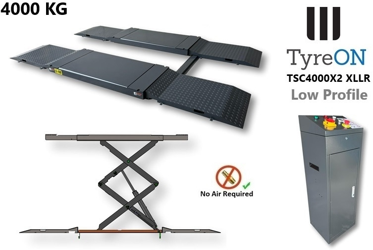 TSC4000X2 XLLR Low Profile 4T floor mounted scissor lift - Large lifting range, 66 cm wide extendable tables 148.5 to 230,5 cm - Hydromechanically locked - no air required - Also for vehicles with 5 c - Oprema za radionice: slika TSC4000X2 XLLR Low Profile 4T floor mounted scissor lift - Large lifting range, 66 cm wide extendable tables 148.5 to 230,5 cm - Hydromechanically locked - no air required - Also for vehicles with 5 c - Oprema za radionice TSC4000X2 XLLR Low Profile 4T floor mounted scissor lift - Large lifting range, 66 cm wide extendable tables 148.5 to 230,5 cm - Hydromechanically locked - no air required - Also for vehicles with 5 c - Oprema za radionice: slika TSC4000X2 XLLR Low Profile 4T floor mounted scissor lift - Large lifting range, 66 cm wide extendable tables 148.5 to 230,5 cm - Hydromechanically locked - no air required - Also for vehicles with 5 c - Oprema za radionice