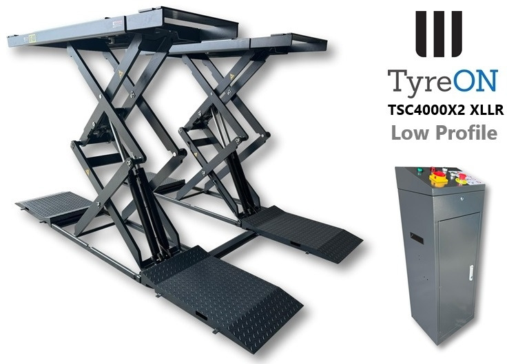 TSC4000X2 XLLR Low Profile 4T floor mounted scissor lift - Large lifting range, 66 cm wide extendable tables 148.5 to 230,5 cm - Hydromechanically locked - no air required - Also for vehicles with 5 c - Oprema za radionice: slika TSC4000X2 XLLR Low Profile 4T floor mounted scissor lift - Large lifting range, 66 cm wide extendable tables 148.5 to 230,5 cm - Hydromechanically locked - no air required - Also for vehicles with 5 c - Oprema za radionice TSC4000X2 XLLR Low Profile 4T floor mounted scissor lift - Large lifting range, 66 cm wide extendable tables 148.5 to 230,5 cm - Hydromechanically locked - no air required - Also for vehicles with 5 c - Oprema za radionice: slika TSC4000X2 XLLR Low Profile 4T floor mounted scissor lift - Large lifting range, 66 cm wide extendable tables 148.5 to 230,5 cm - Hydromechanically locked - no air required - Also for vehicles with 5 c - Oprema za radionice