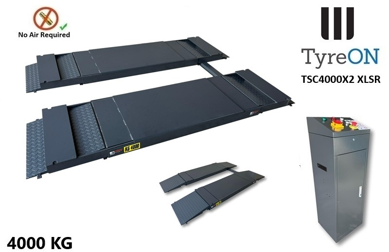TSC4000X2 XLSR Low Profile 4T floor mounted scissor lift - Large lifting range, 66 cm wide extendable tables 148.5 to 230,5 cm - Hydromechanically locked - no air required - Oprema za radionice: slika TSC4000X2 XLSR Low Profile 4T floor mounted scissor lift - Large lifting range, 66 cm wide extendable tables 148.5 to 230,5 cm - Hydromechanically locked - no air required - Oprema za radionice TSC4000X2 XLSR Low Profile 4T floor mounted scissor lift - Large lifting range, 66 cm wide extendable tables 148.5 to 230,5 cm - Hydromechanically locked - no air required - Oprema za radionice: slika TSC4000X2 XLSR Low Profile 4T floor mounted scissor lift - Large lifting range, 66 cm wide extendable tables 148.5 to 230,5 cm - Hydromechanically locked - no air required - Oprema za radionice