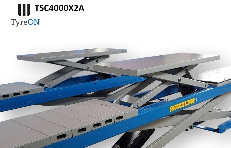 TSC4000X2A Alignment scissor lift - On floor - Free wheel lifting system - 4.8 m lightened runways - 4T - Mounted on the floor - Oprema za radionice: slika TSC4000X2A Alignment scissor lift - On floor - Free wheel lifting system - 4.8 m lightened runways - 4T - Mounted on the floor - Oprema za radionice TSC4000X2A Alignment scissor lift - On floor - Free wheel lifting system - 4.8 m lightened runways - 4T - Mounted on the floor - Oprema za radionice: slika TSC4000X2A Alignment scissor lift - On floor - Free wheel lifting system - 4.8 m lightened runways - 4T - Mounted on the floor - Oprema za radionice