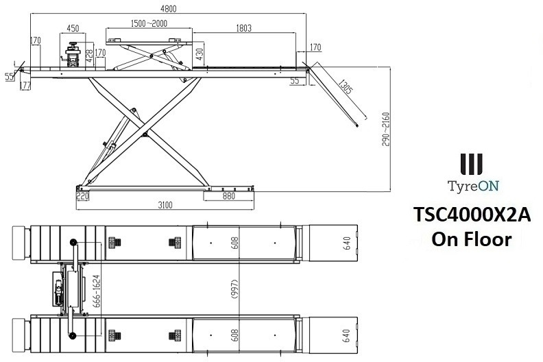 TSC4000X2A Alignment scissor lift - On floor - Free wheel lifting system - 4.8 m lightened runways - 4T - Mounted on the floor - Oprema za radionice: slika TSC4000X2A Alignment scissor lift - On floor - Free wheel lifting system - 4.8 m lightened runways - 4T - Mounted on the floor - Oprema za radionice TSC4000X2A Alignment scissor lift - On floor - Free wheel lifting system - 4.8 m lightened runways - 4T - Mounted on the floor - Oprema za radionice: slika TSC4000X2A Alignment scissor lift - On floor - Free wheel lifting system - 4.8 m lightened runways - 4T - Mounted on the floor - Oprema za radionice