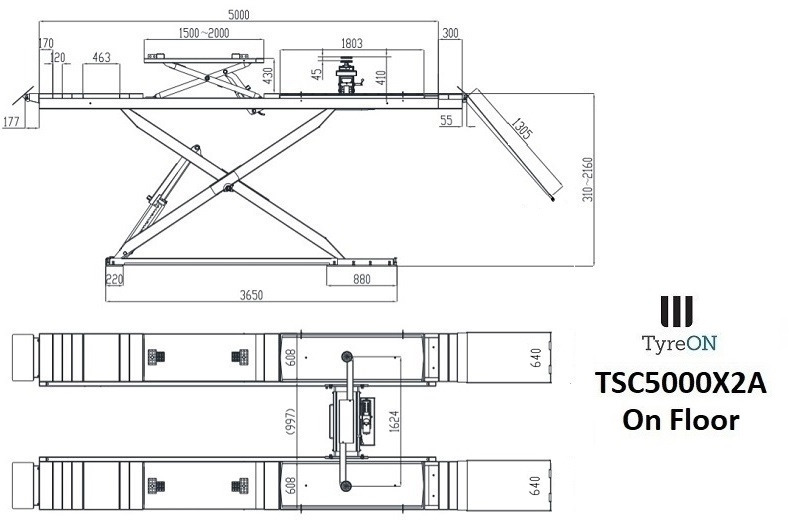 TSC5000X2A Alignment scissor lift - On floor - Free wheel lifting system - 5.3 m lightened runways - 5T- Mounted on the floor - Oprema za radionice: slika TSC5000X2A Alignment scissor lift - On floor - Free wheel lifting system - 5.3 m lightened runways - 5T- Mounted on the floor - Oprema za radionice TSC5000X2A Alignment scissor lift - On floor - Free wheel lifting system - 5.3 m lightened runways - 5T- Mounted on the floor - Oprema za radionice: slika TSC5000X2A Alignment scissor lift - On floor - Free wheel lifting system - 5.3 m lightened runways - 5T- Mounted on the floor - Oprema za radionice