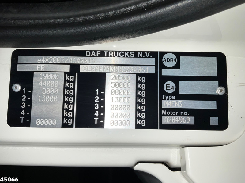 Kamion s kukastom dizalicom DAF FA CF 410 Euro 6 Palfinger 18 Ton haakarmsysteem: slika Kamion s kukastom dizalicom DAF FA CF 410 Euro 6 Palfinger 18 Ton haakarmsysteem