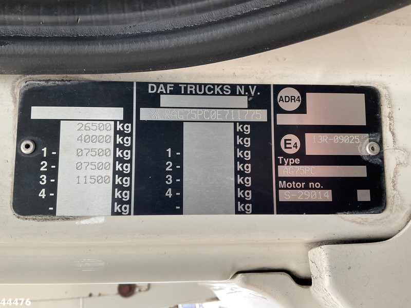 Kamion za odvoz smeća DAF FAG 75 CF 250 Euro 3 Geesink 20m³: slika Kamion za odvoz smeća DAF FAG 75 CF 250 Euro 3 Geesink 20m³