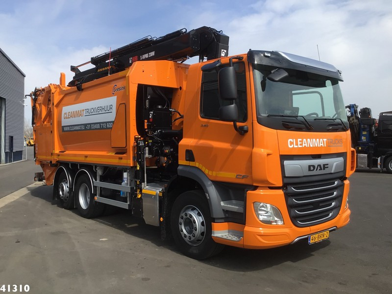 Kamion za odvoz smeća DAF FAN CF 340 Hiab 23 ton/meter laadkraan: slika Kamion za odvoz smeća DAF FAN CF 340 Hiab 23 ton/meter laadkraan