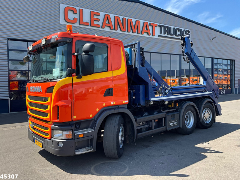 Scania G 440 6x2 Meiller 16 Tons portaalarmsysteem - Utovarivač s proklizavajućim upravljanjem: slika Scania G 440 6x2 Meiller 16 Tons portaalarmsysteem - Utovarivač s proklizavajućim upravljanjem Scania G 440 6x2 Meiller 16 Tons portaalarmsysteem - Utovarivač s proklizavajućim upravljanjem: slika Scania G 440 6x2 Meiller 16 Tons portaalarmsysteem - Utovarivač s proklizavajućim upravljanjem