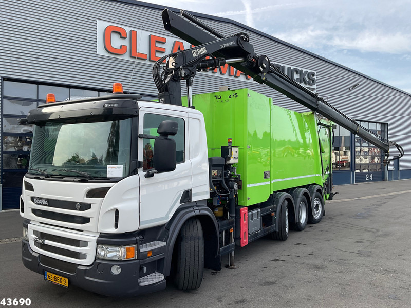 Scania P 360 Faun 18m³ + Hiab crane + Underground Container Washing Installation - Kamion za odvoz smeća: slika Scania P 360 Faun 18m³ + Hiab crane + Underground Container Washing Installation - Kamion za odvoz smeća Scania P 360 Faun 18m³ + Hiab crane + Underground Container Washing Installation - Kamion za odvoz smeća: slika Scania P 360 Faun 18m³ + Hiab crane + Underground Container Washing Installation - Kamion za odvoz smeća