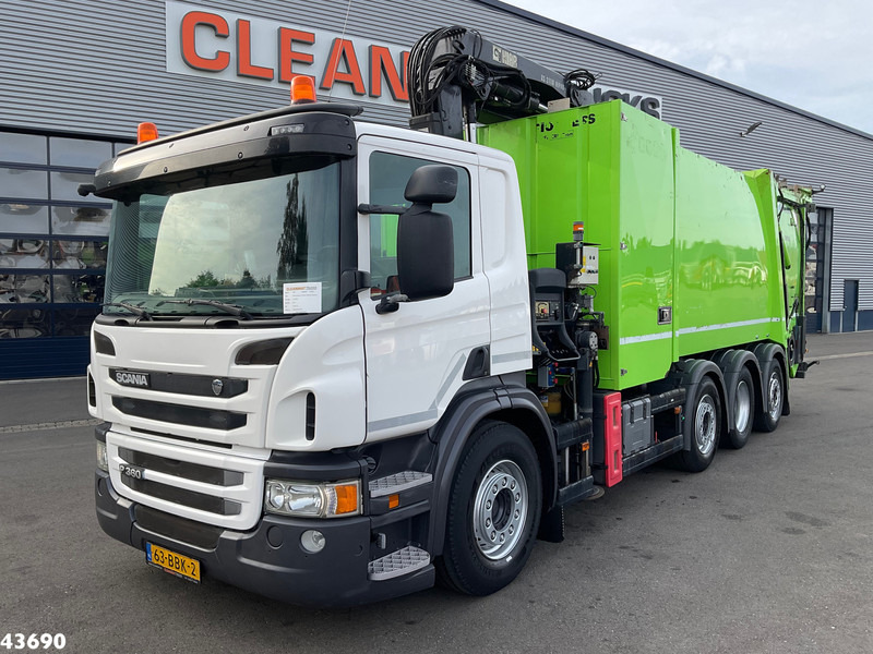 Scania P 360 Faun 18m³ + Hiab crane + Underground Container Washing Installation - Kamion za odvoz smeća: slika Scania P 360 Faun 18m³ + Hiab crane + Underground Container Washing Installation - Kamion za odvoz smeća Scania P 360 Faun 18m³ + Hiab crane + Underground Container Washing Installation - Kamion za odvoz smeća: slika Scania P 360 Faun 18m³ + Hiab crane + Underground Container Washing Installation - Kamion za odvoz smeća