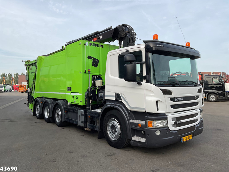 Scania P 360 Faun 18m³ + Hiab crane + Underground Container Washing Installation - Kamion za odvoz smeća: slika Scania P 360 Faun 18m³ + Hiab crane + Underground Container Washing Installation - Kamion za odvoz smeća Scania P 360 Faun 18m³ + Hiab crane + Underground Container Washing Installation - Kamion za odvoz smeća: slika Scania P 360 Faun 18m³ + Hiab crane + Underground Container Washing Installation - Kamion za odvoz smeća
