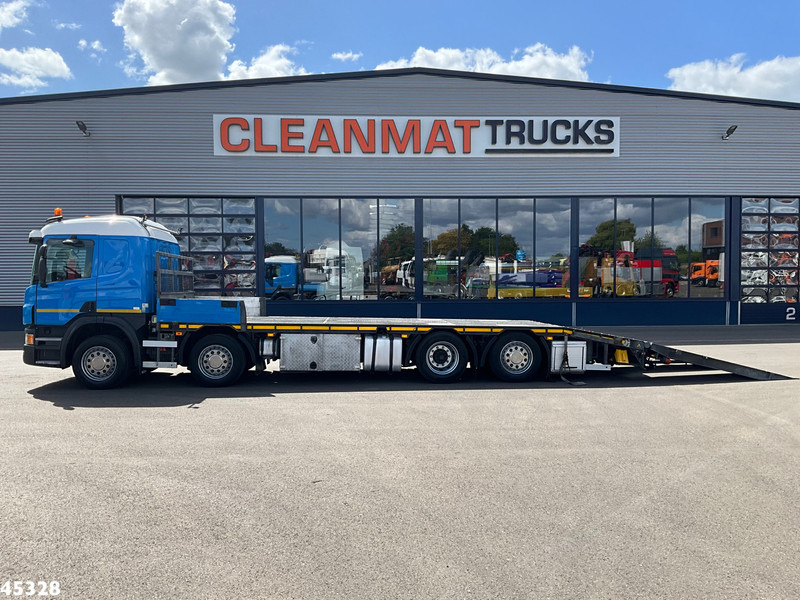 Scania P 410 8x2 Euro 6 Retarder Autotransporter met hydraulische oprijrampen - Autotransporter: slika Scania P 410 8x2 Euro 6 Retarder Autotransporter met hydraulische oprijrampen - Autotransporter Scania P 410 8x2 Euro 6 Retarder Autotransporter met hydraulische oprijrampen - Autotransporter: slika Scania P 410 8x2 Euro 6 Retarder Autotransporter met hydraulische oprijrampen - Autotransporter