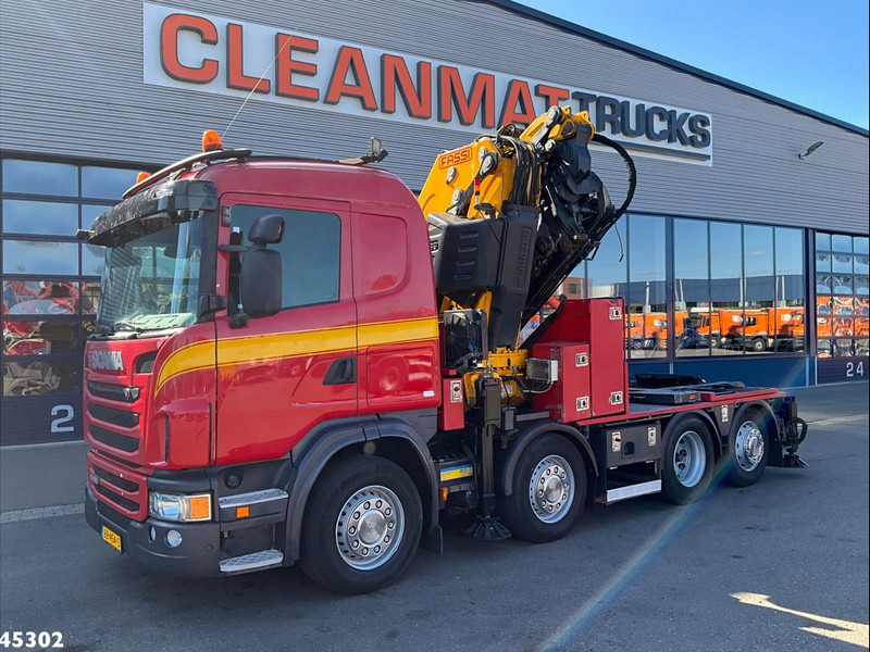 Scania G 480 8x2 Fassi 95 Tonmeter ladkraan + Fly-Jib - Tegljač: slika Scania G 480 8x2 Fassi 95 Tonmeter ladkraan + Fly-Jib - Tegljač Scania G 480 8x2 Fassi 95 Tonmeter ladkraan + Fly-Jib - Tegljač: slika Scania G 480 8x2 Fassi 95 Tonmeter ladkraan + Fly-Jib - Tegljač