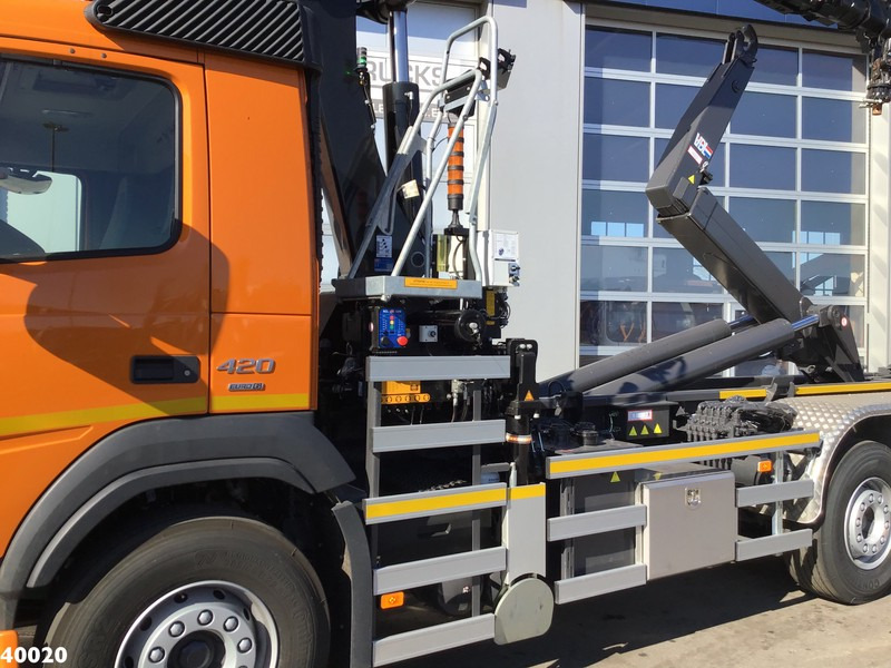 Kamion s kukastom dizalicom, Kamion s kranom Volvo FM 420 8x2 HMF 28 ton/meter laadkraan Welvaarts weighing system: slika Kamion s kukastom dizalicom, Kamion s kranom Volvo FM 420 8x2 HMF 28 ton/meter laadkraan Welvaarts weighing system
