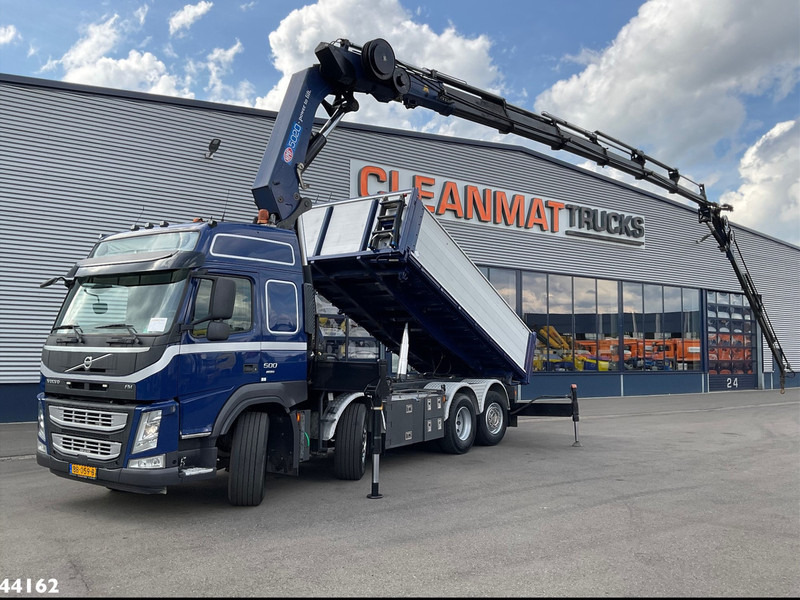 Volvo FM 500 Euro 6 HMF 50 Tonmeter laadkraan + Fly-Jib - Kiper, Kamion s kranom: slika Volvo FM 500 Euro 6 HMF 50 Tonmeter laadkraan + Fly-Jib - Kiper, Kamion s kranom Volvo FM 500 Euro 6 HMF 50 Tonmeter laadkraan + Fly-Jib - Kiper, Kamion s kranom: slika Volvo FM 500 Euro 6 HMF 50 Tonmeter laadkraan + Fly-Jib - Kiper, Kamion s kranom