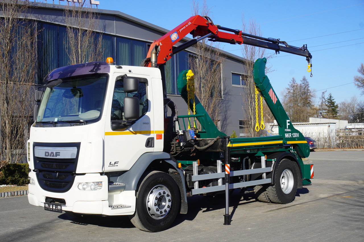 DAF LF 18.310 E6 / Skip loader Fornal NKR 130V / HDS HMF 735 K2 / Manual gearbox - Kamion s kranom: slika DAF LF 18.310 E6 / Skip loader Fornal NKR 130V / HDS HMF 735 K2 / Manual gearbox - Kamion s kranom DAF LF 18.310 E6 / Skip loader Fornal NKR 130V / HDS HMF 735 K2 / Manual gearbox - Kamion s kranom: slika DAF LF 18.310 E6 / Skip loader Fornal NKR 130V / HDS HMF 735 K2 / Manual gearbox - Kamion s kranom