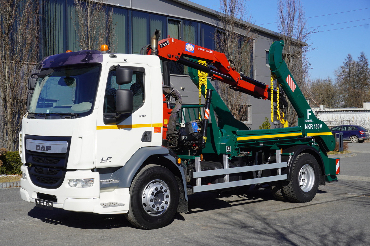 DAF LF 18.310 E6 / Skip loader Fornal NKR 130V / HDS HMF 735 K2 / Manual gearbox - Kamion s kranom: slika DAF LF 18.310 E6 / Skip loader Fornal NKR 130V / HDS HMF 735 K2 / Manual gearbox - Kamion s kranom DAF LF 18.310 E6 / Skip loader Fornal NKR 130V / HDS HMF 735 K2 / Manual gearbox - Kamion s kranom: slika DAF LF 18.310 E6 / Skip loader Fornal NKR 130V / HDS HMF 735 K2 / Manual gearbox - Kamion s kranom