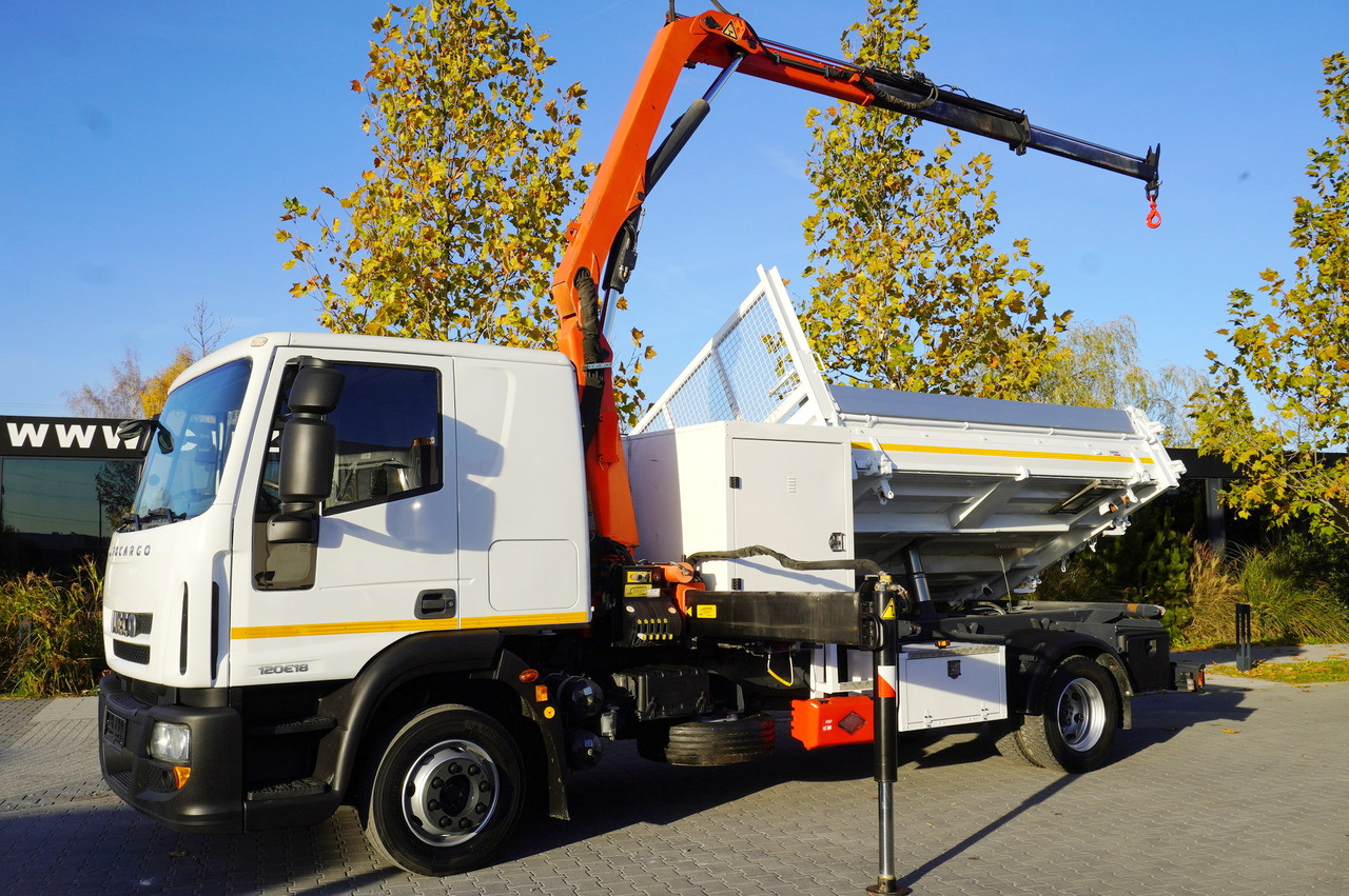 IVECO Eurocargo 120E18 Crane Palfinger / 3-way tipper / sleeper cab - Kamion s otvorenim sandukom, Kamion s kranom: slika IVECO Eurocargo 120E18 Crane Palfinger / 3-way tipper / sleeper cab - Kamion s otvorenim sandukom, Kamion s kranom IVECO Eurocargo 120E18 Crane Palfinger / 3-way tipper / sleeper cab - Kamion s otvorenim sandukom, Kamion s kranom: slika IVECO Eurocargo 120E18 Crane Palfinger / 3-way tipper / sleeper cab - Kamion s otvorenim sandukom, Kamion s kranom