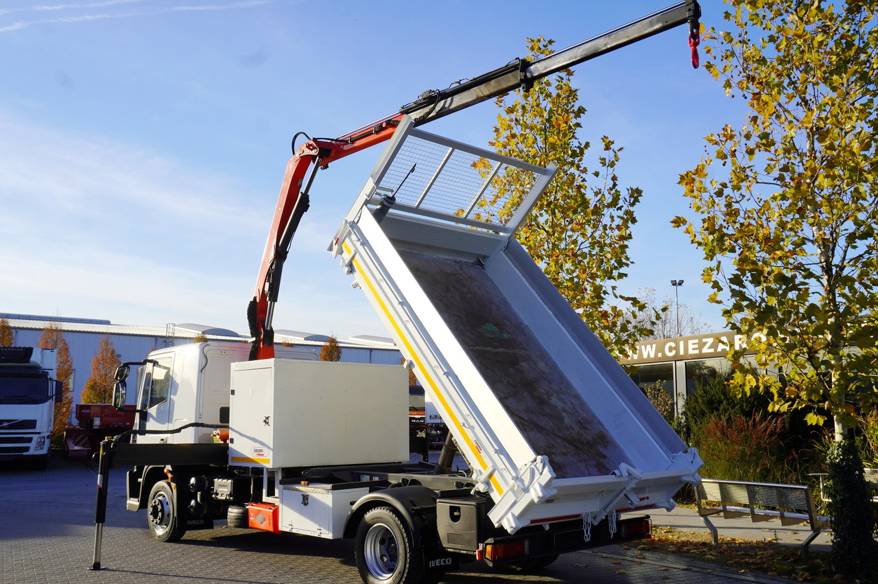 IVECO Eurocargo 120E18 Crane Palfinger / 3-way tipper / sleeper cab - Kamion s otvorenim sandukom, Kamion s kranom: slika IVECO Eurocargo 120E18 Crane Palfinger / 3-way tipper / sleeper cab - Kamion s otvorenim sandukom, Kamion s kranom IVECO Eurocargo 120E18 Crane Palfinger / 3-way tipper / sleeper cab - Kamion s otvorenim sandukom, Kamion s kranom: slika IVECO Eurocargo 120E18 Crane Palfinger / 3-way tipper / sleeper cab - Kamion s otvorenim sandukom, Kamion s kranom